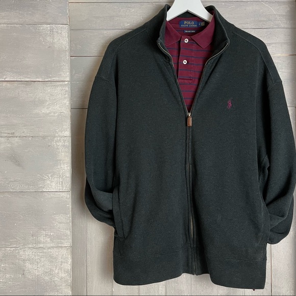 Polo by Ralph Lauren Full Zip Fleece Sweater - Picture 3 of 12